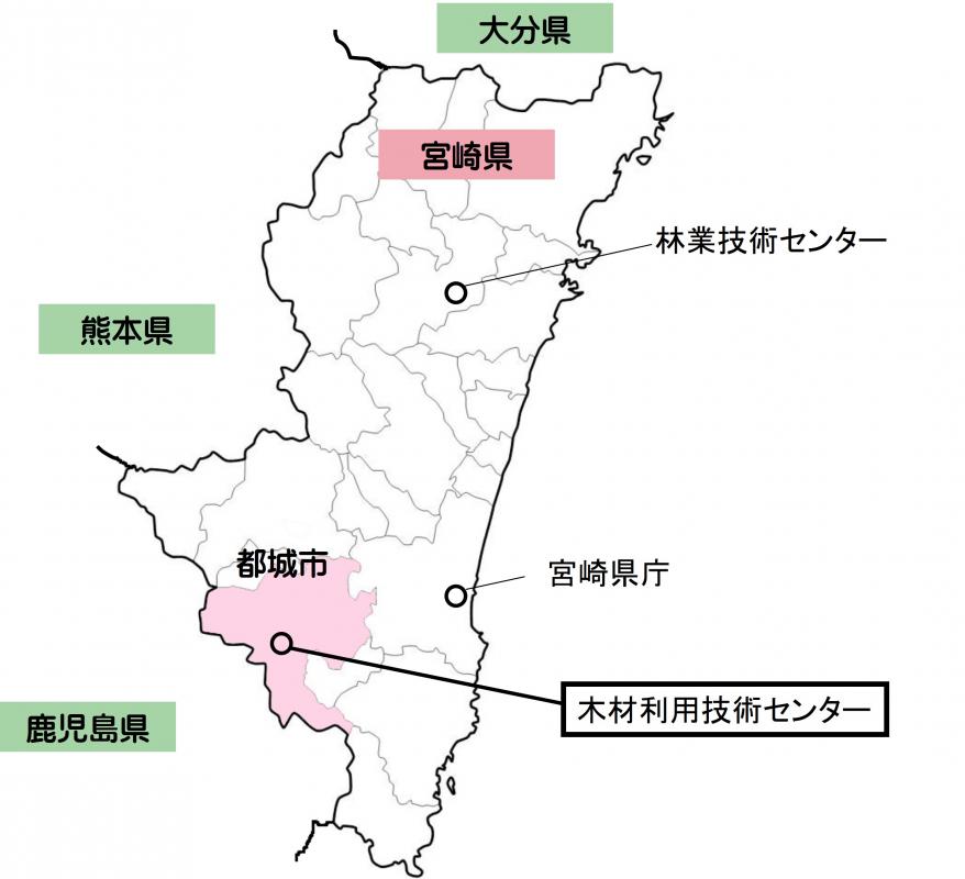 木材利用技術センター地図