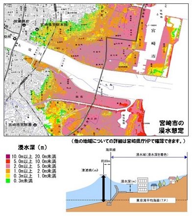 浸水想定図