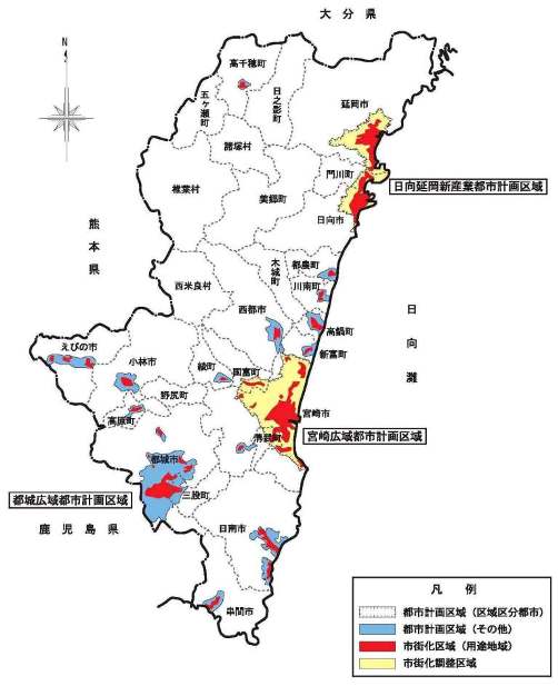 都市計画区域指定図