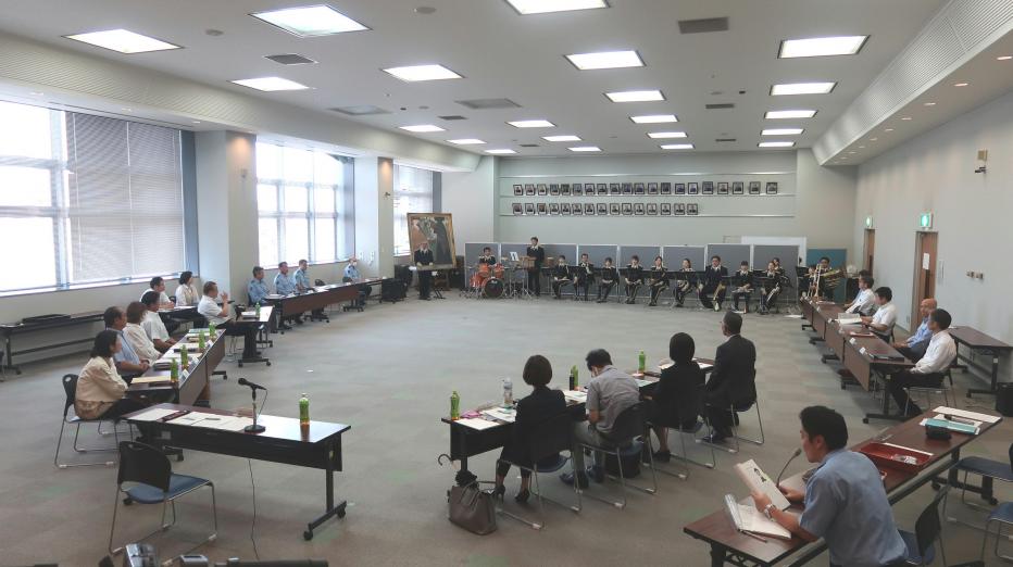 北警察署協議会での演奏