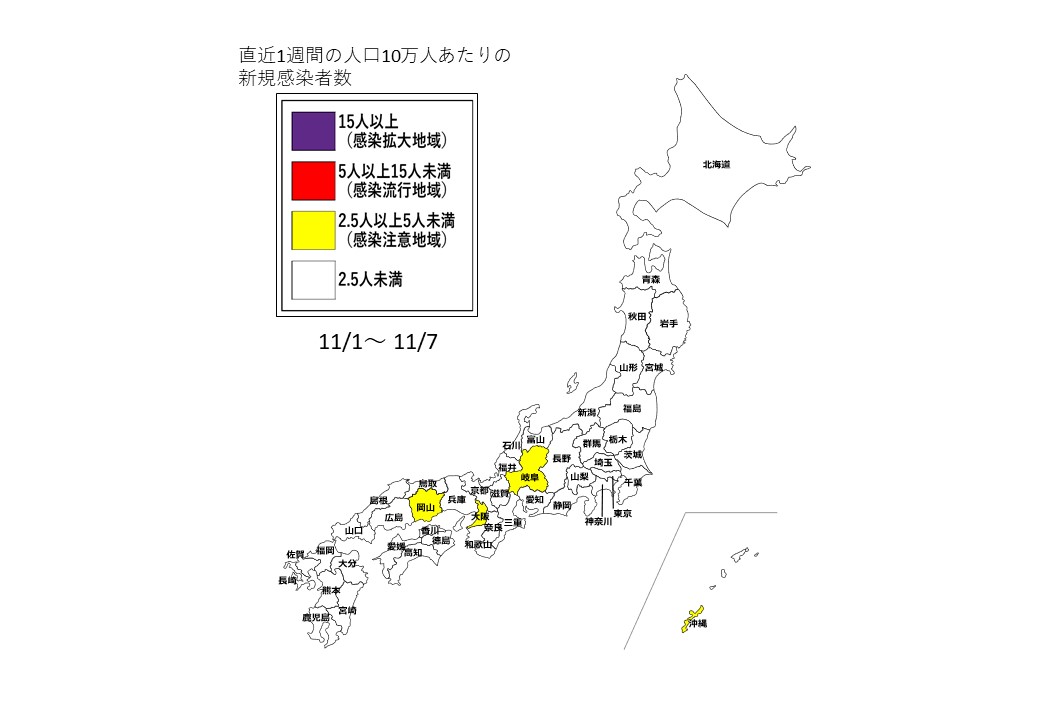 11月1日～11月7日