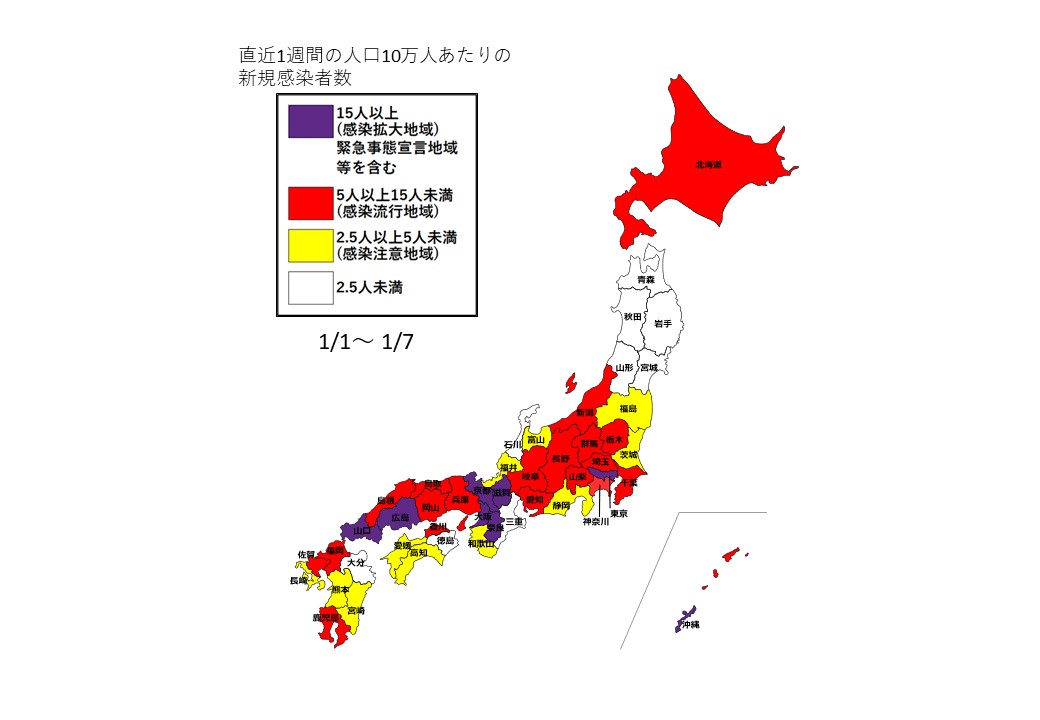 1月1日～1月7日