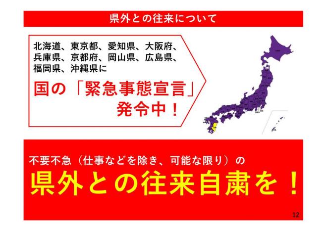 県外との往来についての図